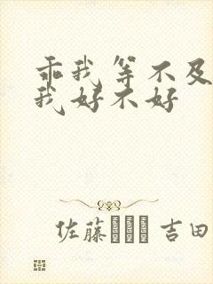 乖我等不及了给我好不好