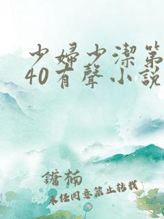 少妇少洁第1一40有声小说