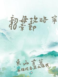 韵母攻略宁秋婉90章节