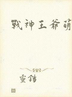 战神王爷萌虎妃