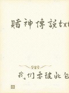 赌神传说txt