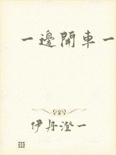 一边开车一边做