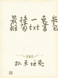 最后一束米迦勒雏菊txt书包网