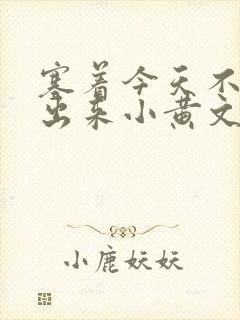 塞着今天不准拿出来小黄文