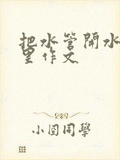 把水管开水放B里作文