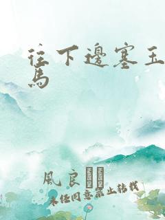 往下边塞玉器骑马