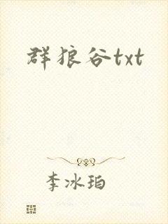 群狼谷txt