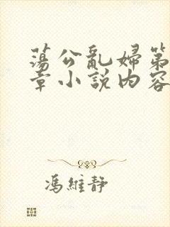 荡公乱妇第51章小说内容