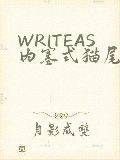 WRITEAS内塞式猫尾