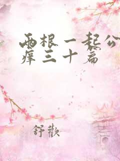 两根一起公憩止痒三十篇