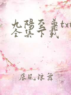 九阳至尊txt全集下载