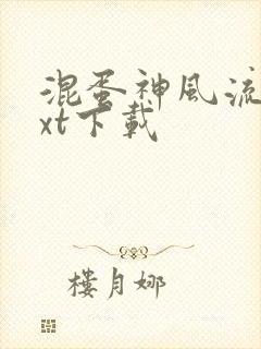 混蛋神风流史txt下载