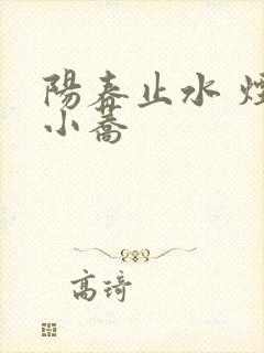 阳春止水 烟树小荞