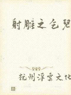 射雕之乞儿传说