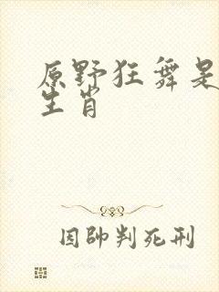 原野狂舞是什么生肖