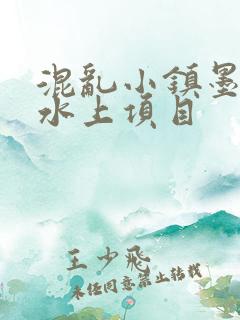 混乱小镇墨池砚水上项目