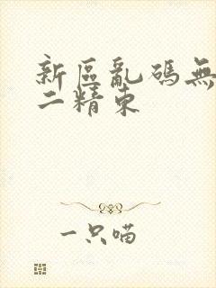 新区乱码无人区二精东