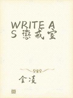 WRITE AS 惩戒室