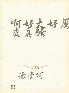 啊好大好厉害好爽真骚