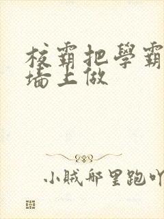 校霸把学霸按在墙上做