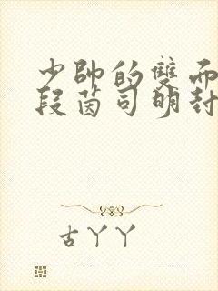 少帅的双面宠妻段茵司明封免费