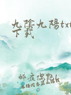 九阴九阳txt下载