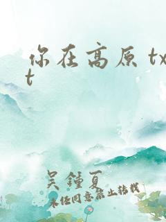 你在高原 txt