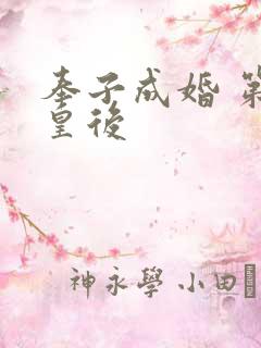 奉子成婚 第一皇后