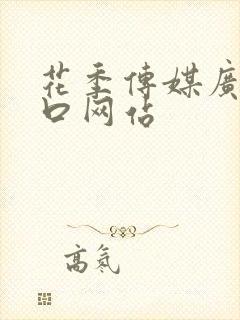 花季传媒广告入口网站