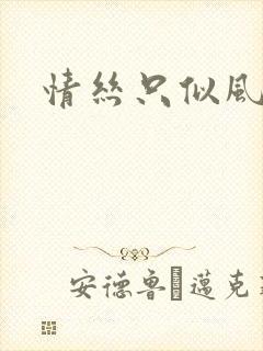 情丝只似风前絮