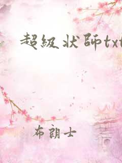 超级状师txt