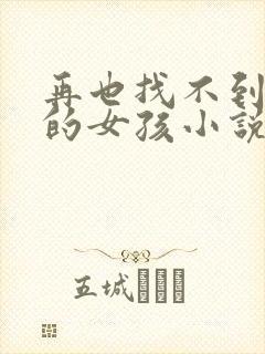 再也找不到曾经的女孩小说