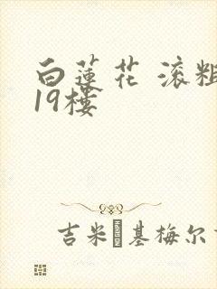 白莲花 滚粗 19楼