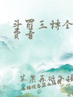 斗罗玉转全部免费看