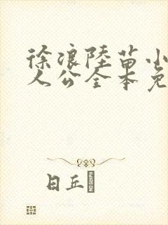 徐浪陆苗小说主人公全本免费