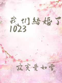 我们结婚了101023