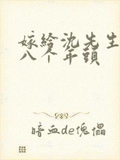 嫁给沈先生的第八个年头