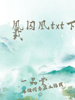 凤囚凰txt下载