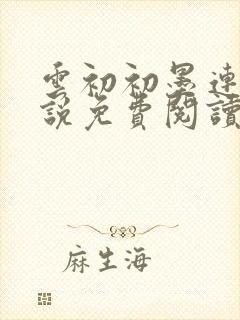 云初初墨连城小说免费阅读