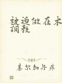 被迫做在木马上调教