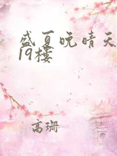 盛夏晚晴天小说19楼