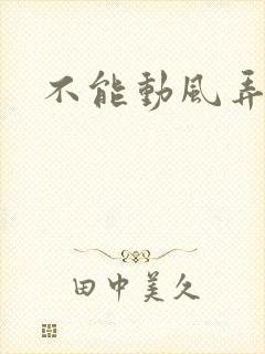 不能动风弄