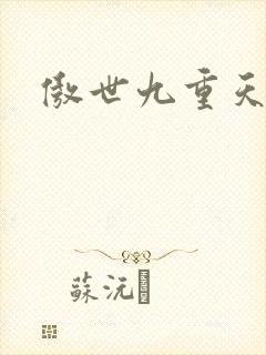 傲世九重天小说