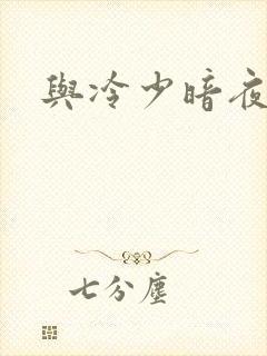 与冷少暗夜孽爱