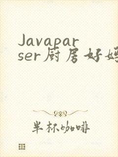 Javaparser厨房好妈妈