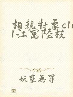 相亲对象c1v1江寓陆枝