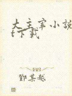 大主宰小说txt下载