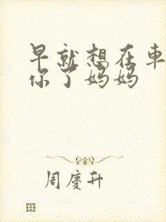 早就想在车里要你了妈妈