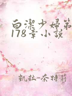 白洁少妇第1一178章小说