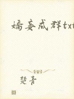 娇妾成群txt